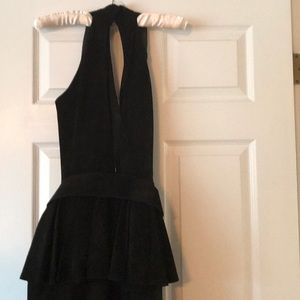 Pia Rocci black suede dress
